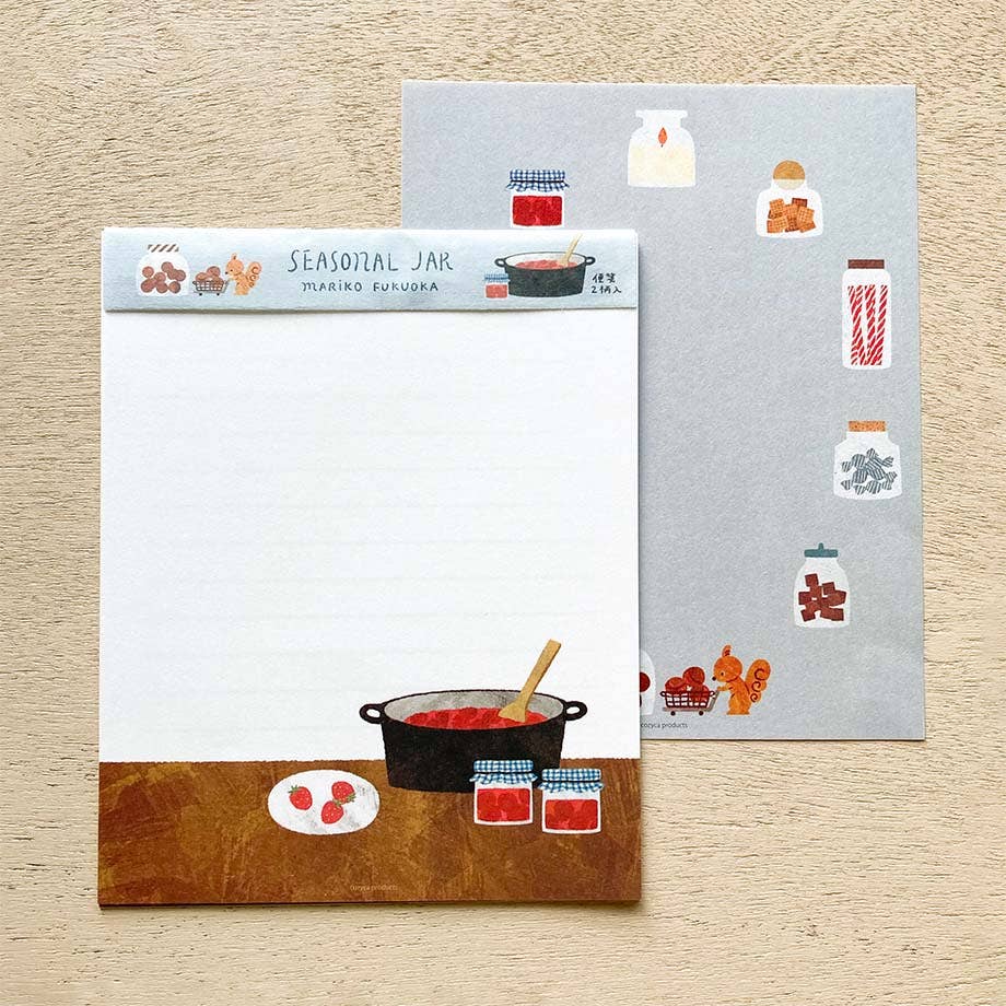 Cozyca Letter Writing Set – Seasonal Jar