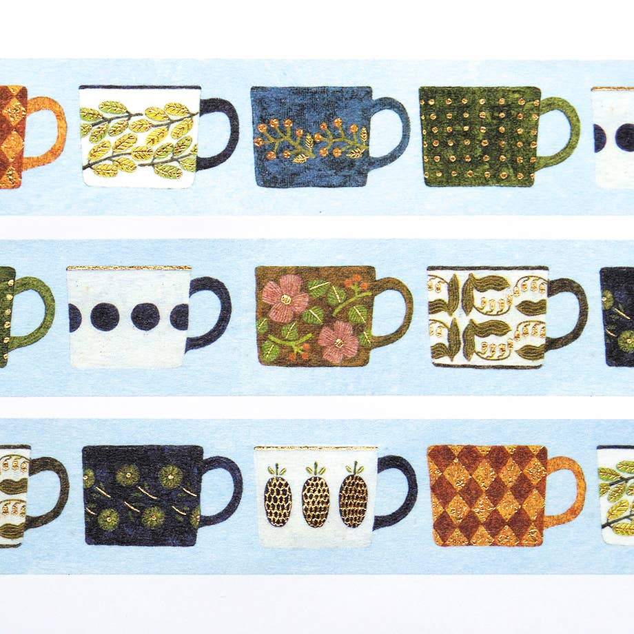 Cozyca Midori Asano Foil Washi Tape: MY FAVORITE MUGS