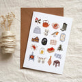 Soft Winter - Christmas Card | 105 x 148 mm with Envelope