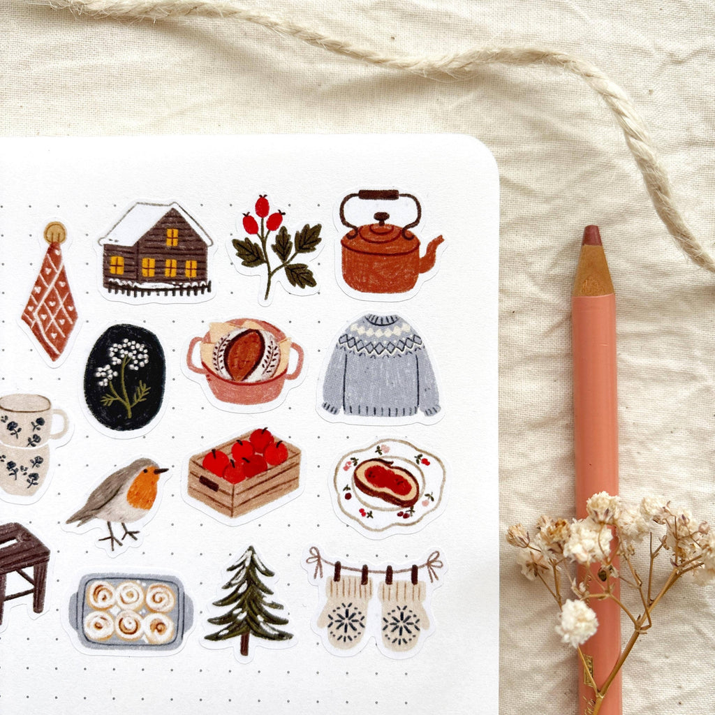 Soft Winter - Sticker Sheet | Aesthetic Winter Gift