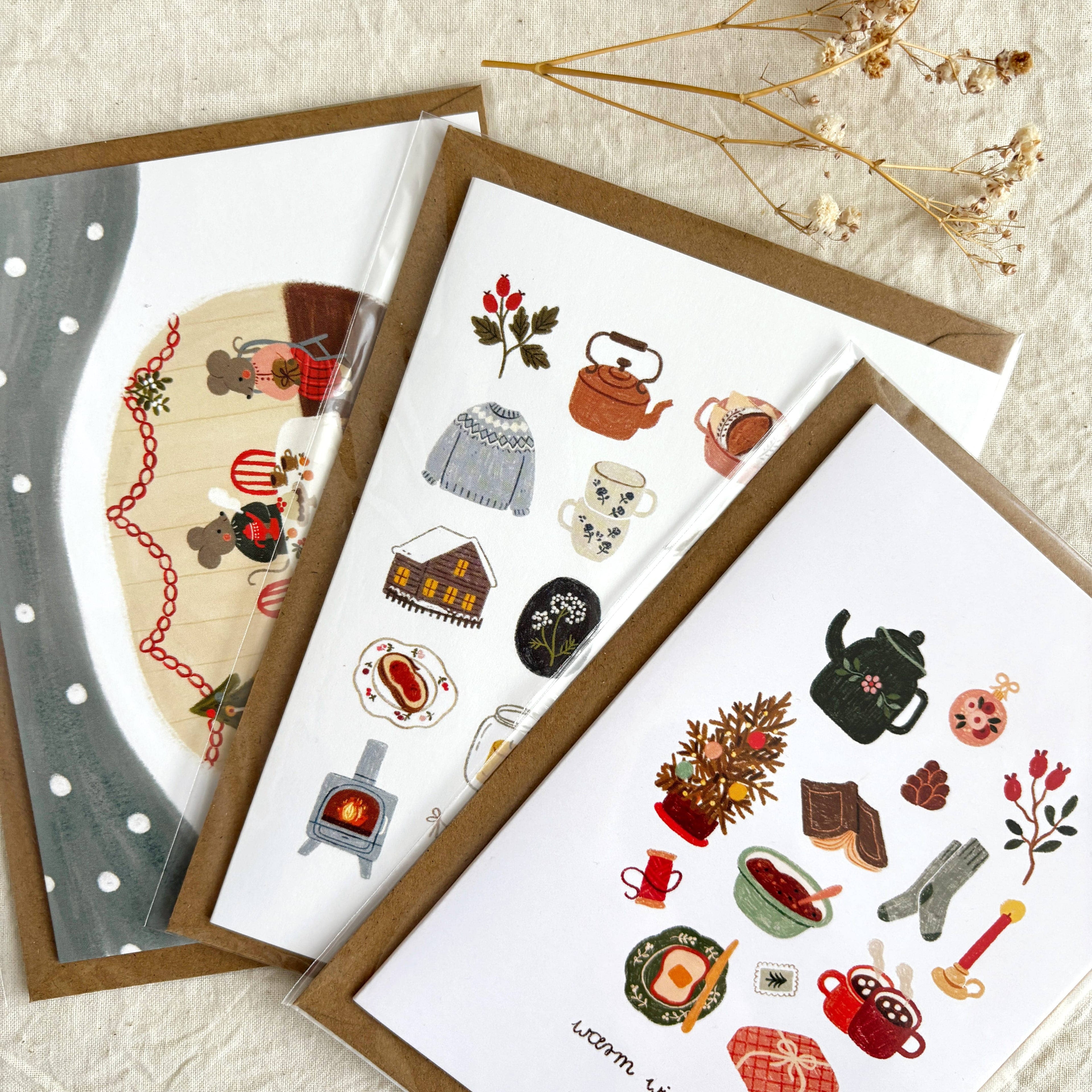 Warm Wishes - Christmas Card | 105 x 148 mm with Envelope