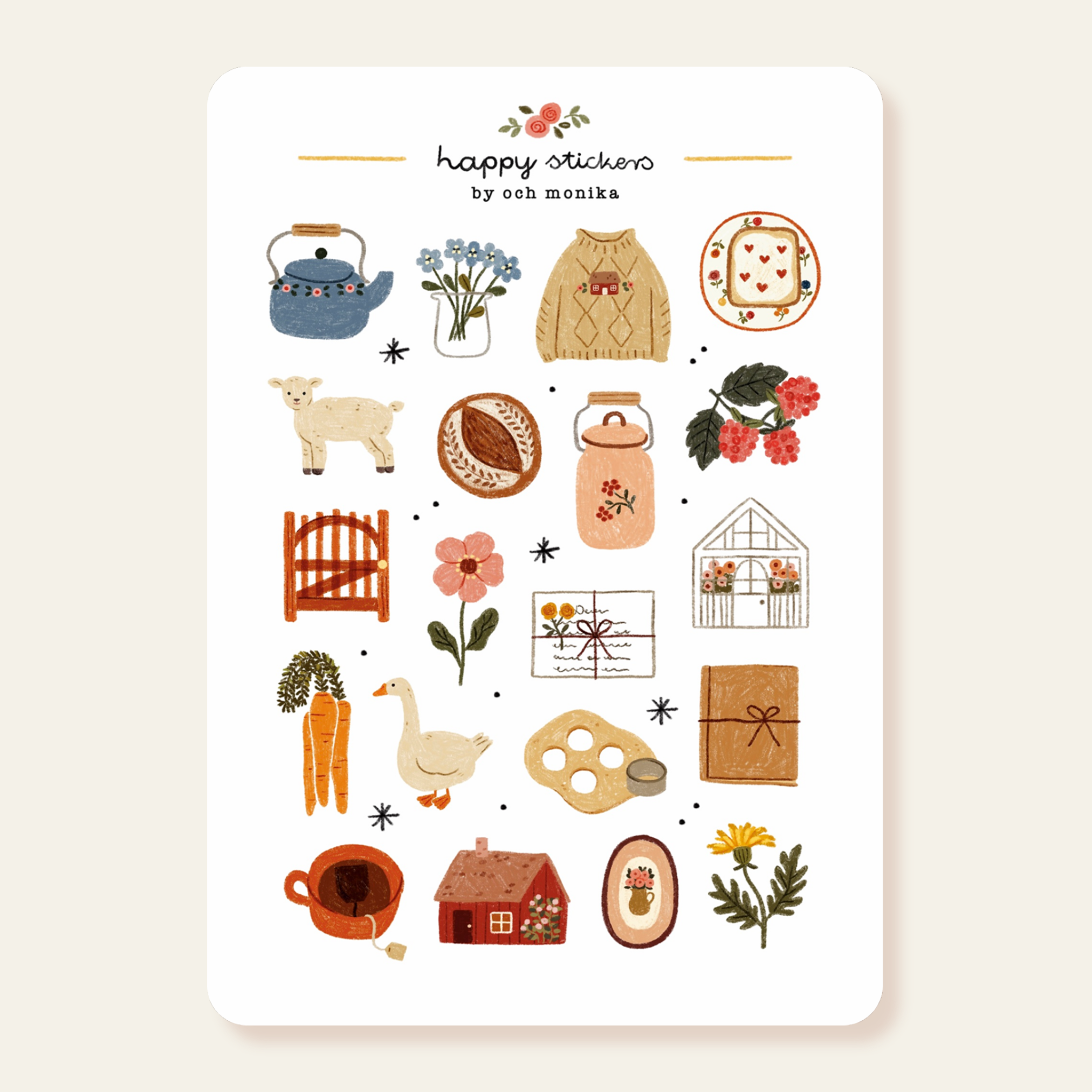 Soft Life - Sticker Sheet | Cozy Slow Living & Home Decor