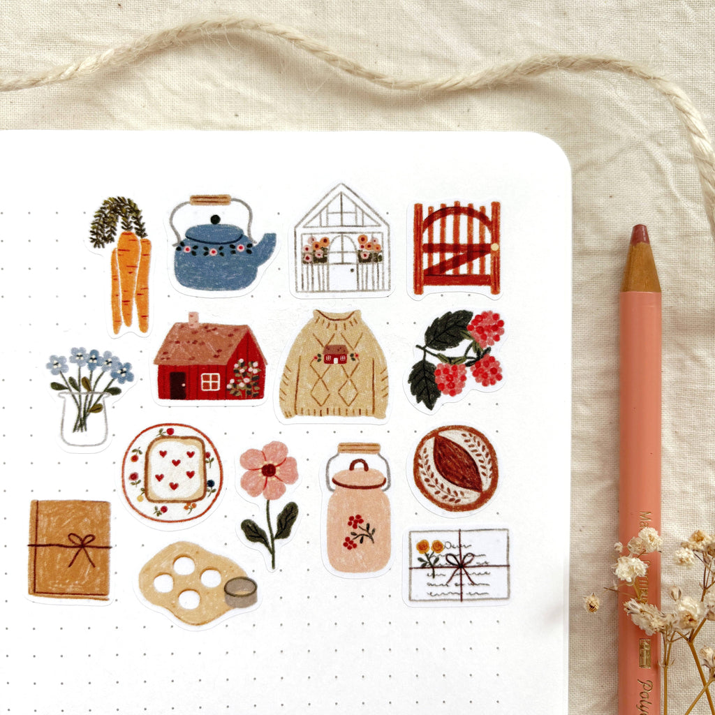 Soft Life - Sticker Sheet | Cozy Slow Living & Home Decor