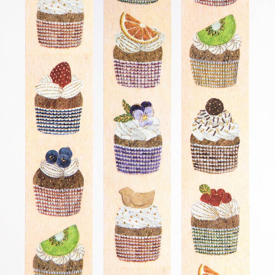 Cozyca Midori Asano Foil Washi Tape: THREE O'CLOCK