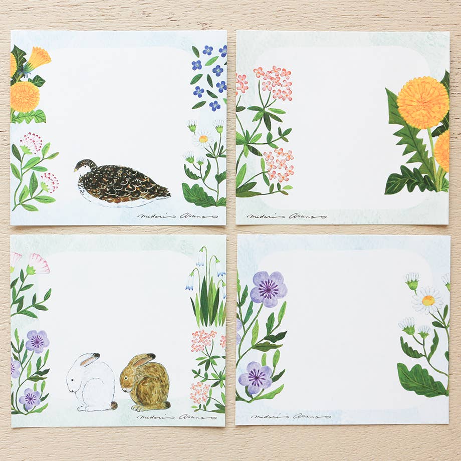 Cozyca Midori Asano Block Memo Pad: Dear Plants