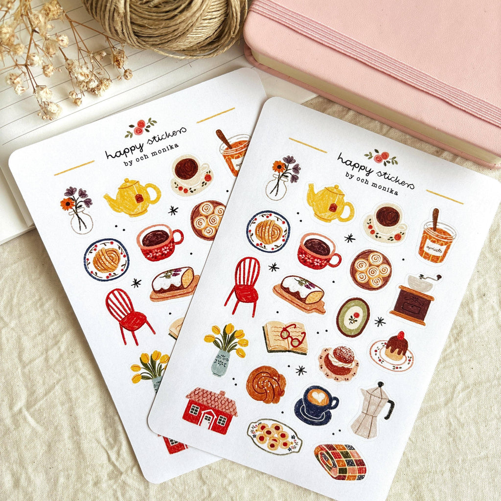 Fika stickers – Och Monika