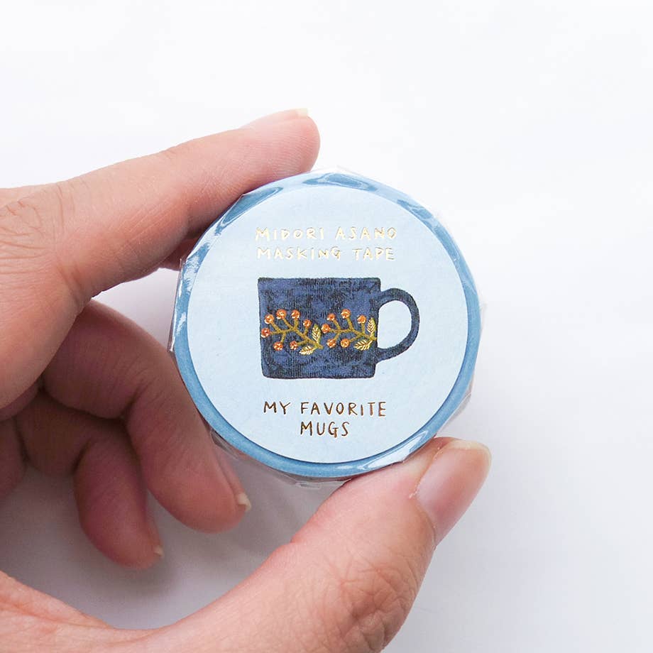 Cozyca Midori Asano Foil Washi Tape: MY FAVORITE MUGS