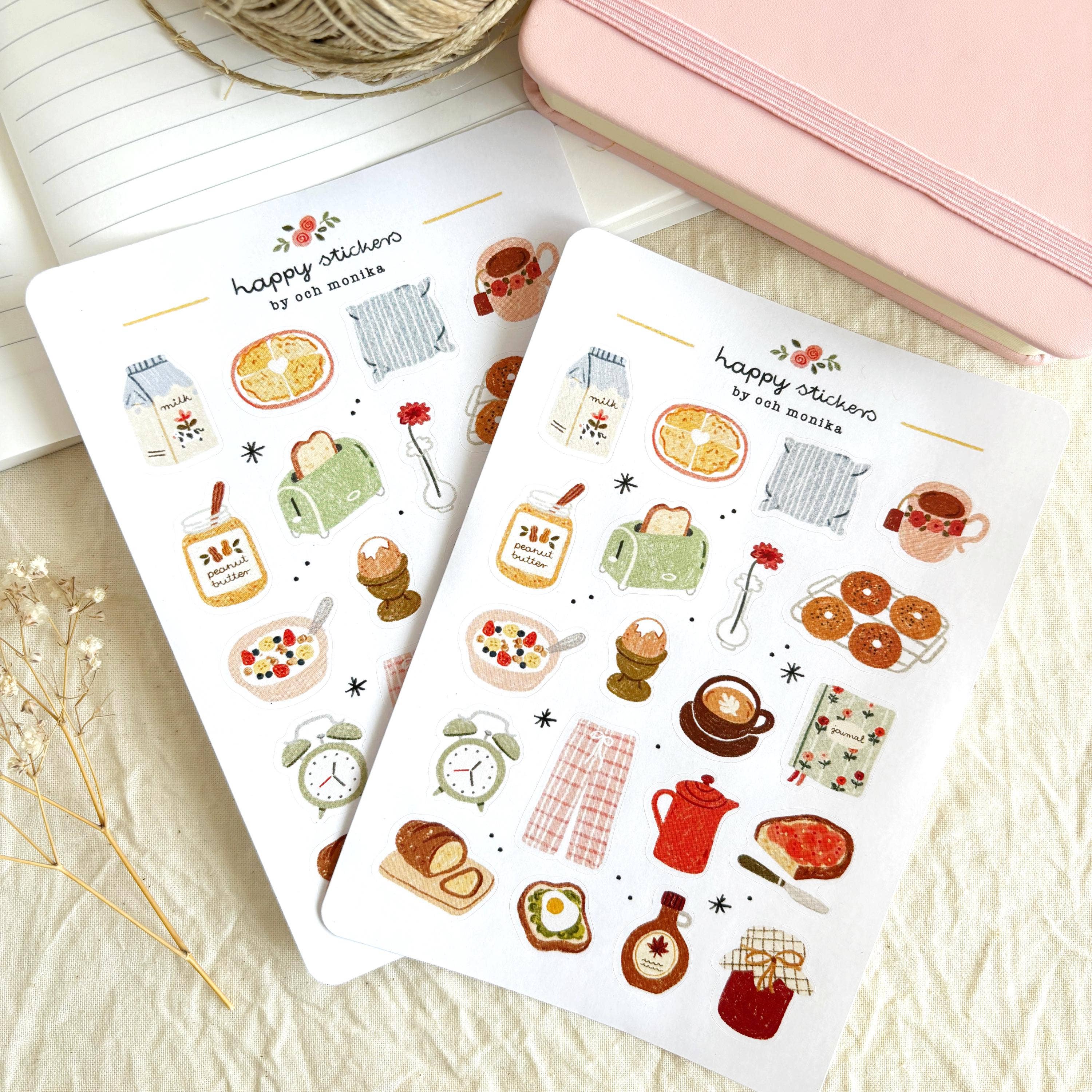 Good Morning - Sticker Sheet | Daily Planner Essential