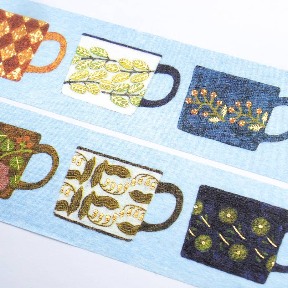 Cozyca Midori Asano Foil Washi Tape: MY FAVORITE MUGS