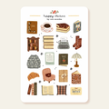 Bookish Corner - Sticker Sheet | Cozy Bookworm Gift