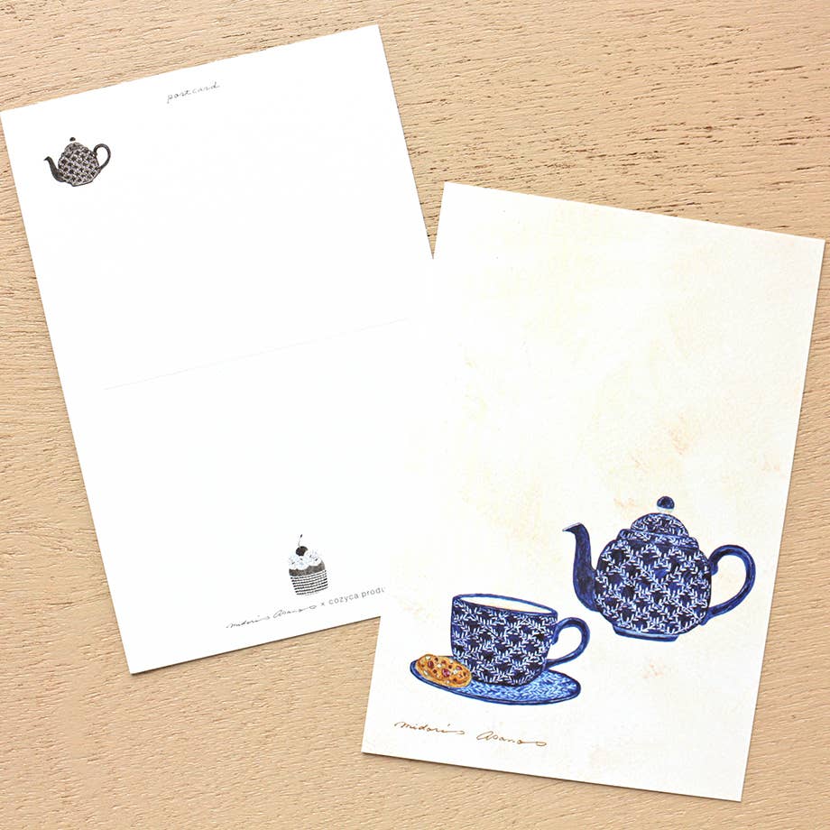 Cozyca Midori Asano Postcard Pad: Three O'Clock