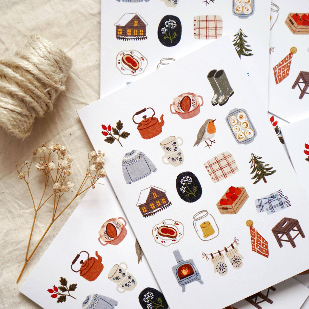 Soft Winter - Christmas Card | 105 x 148 mm with Envelope