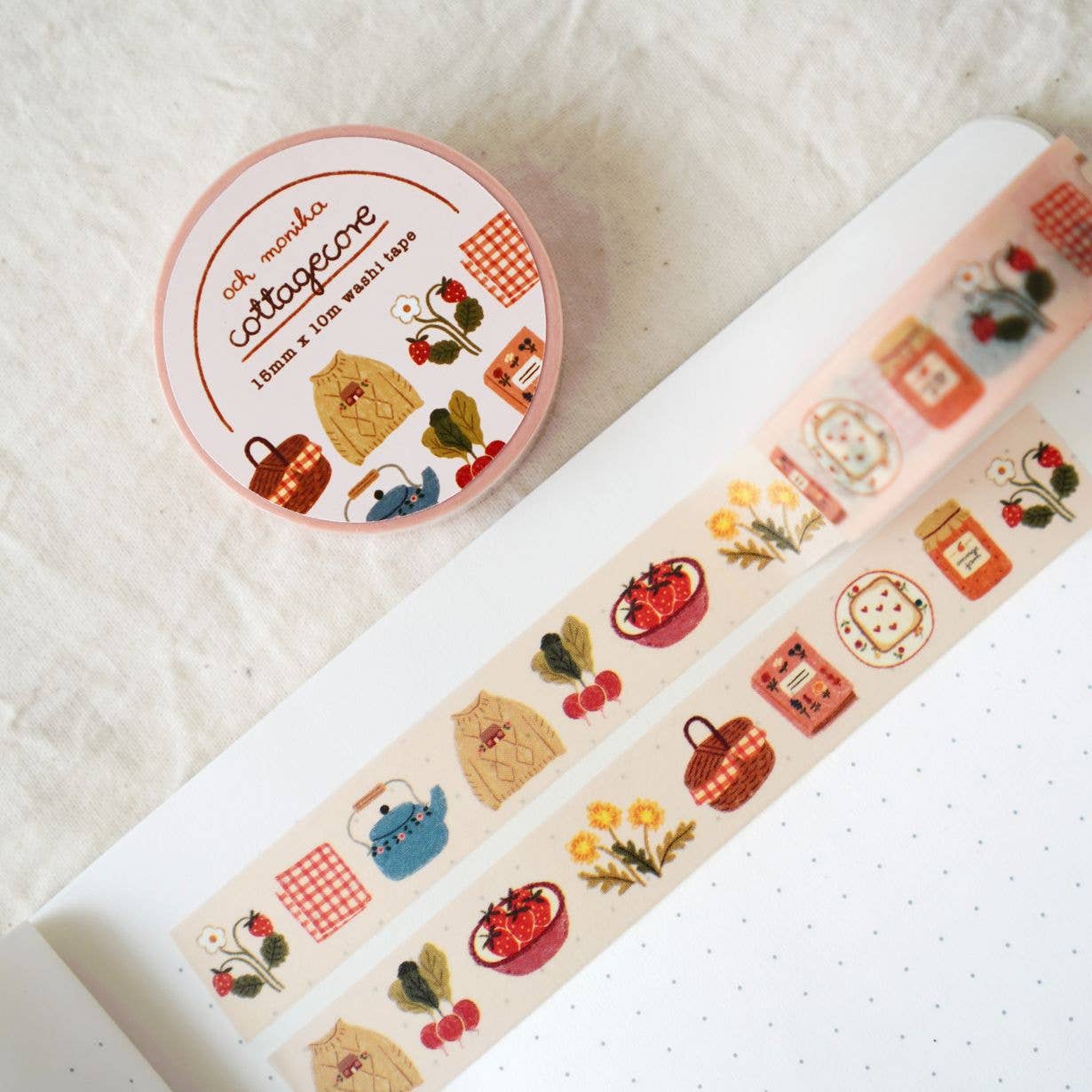 Cottagecore - Decorative Washi Tape | 15mm x 10mm