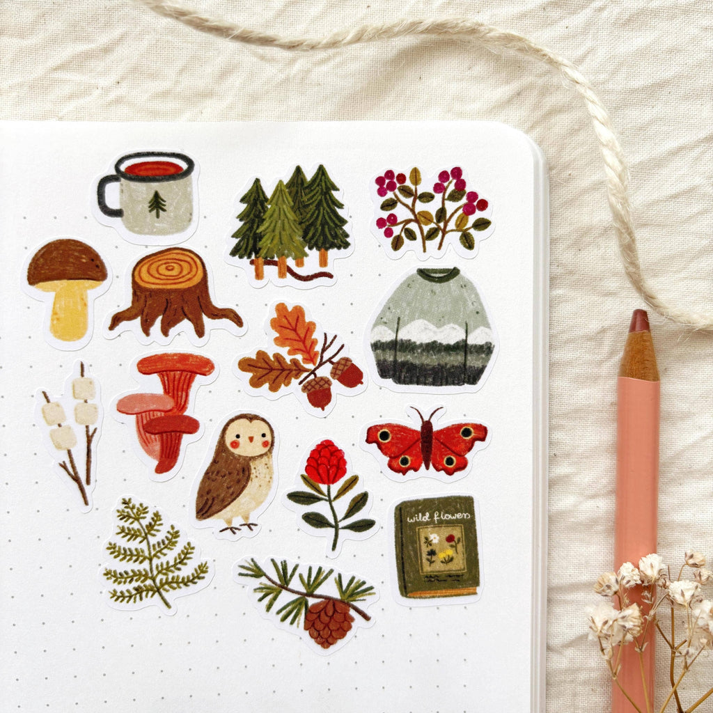 Forest walks stickers – Och Monika