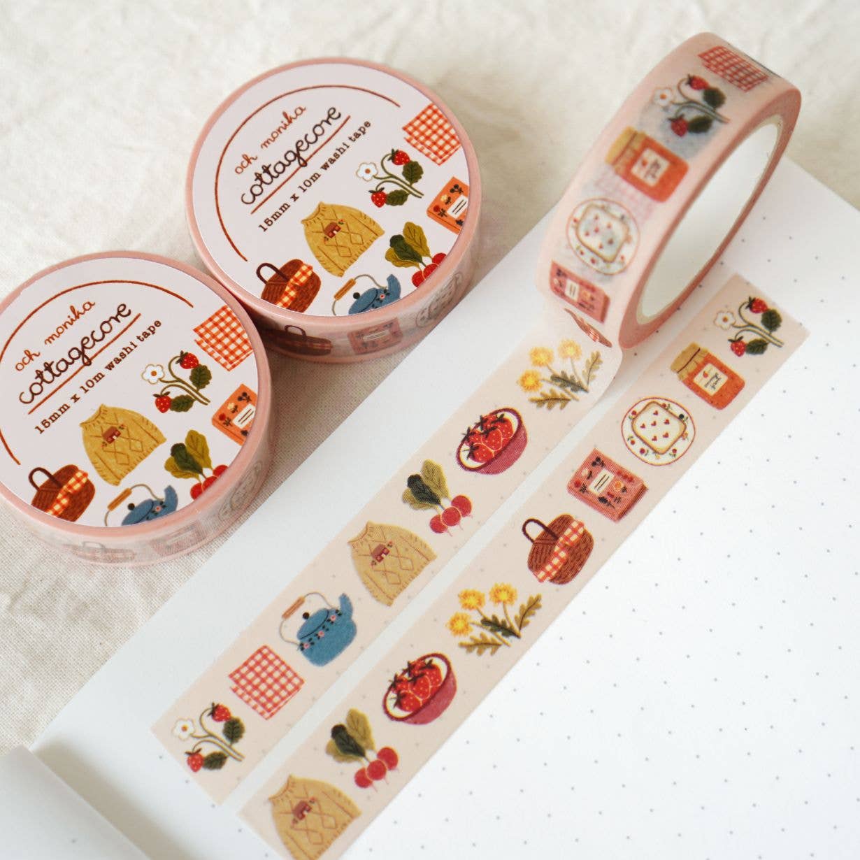 Cottagecore - Decorative Washi Tape | 15mm x 10mm