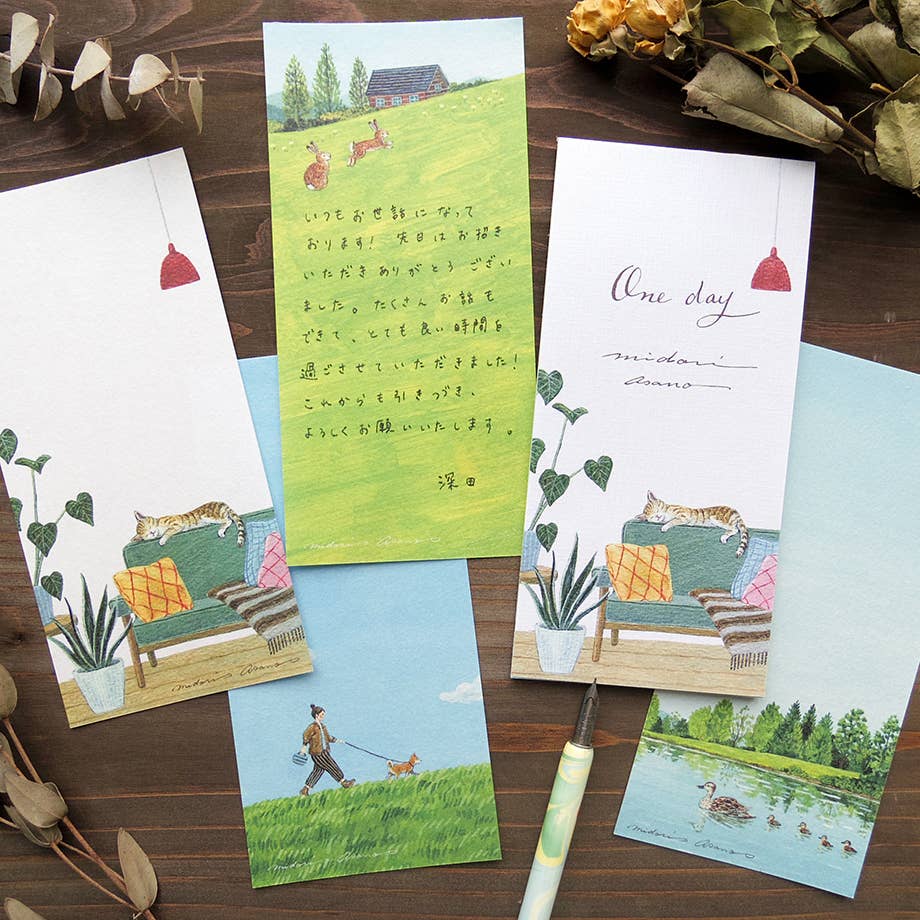 Cozyca Midori Asano Letter Paper Pad: One Day