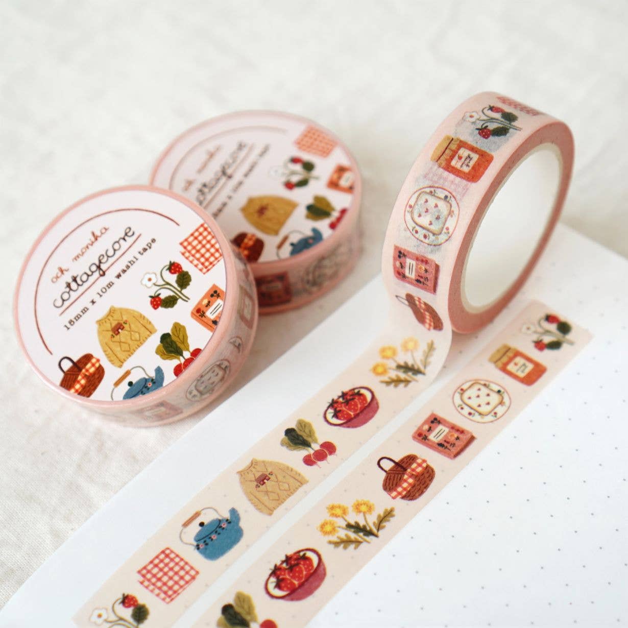 Cottagecore - Decorative Washi Tape | 15mm x 10mm