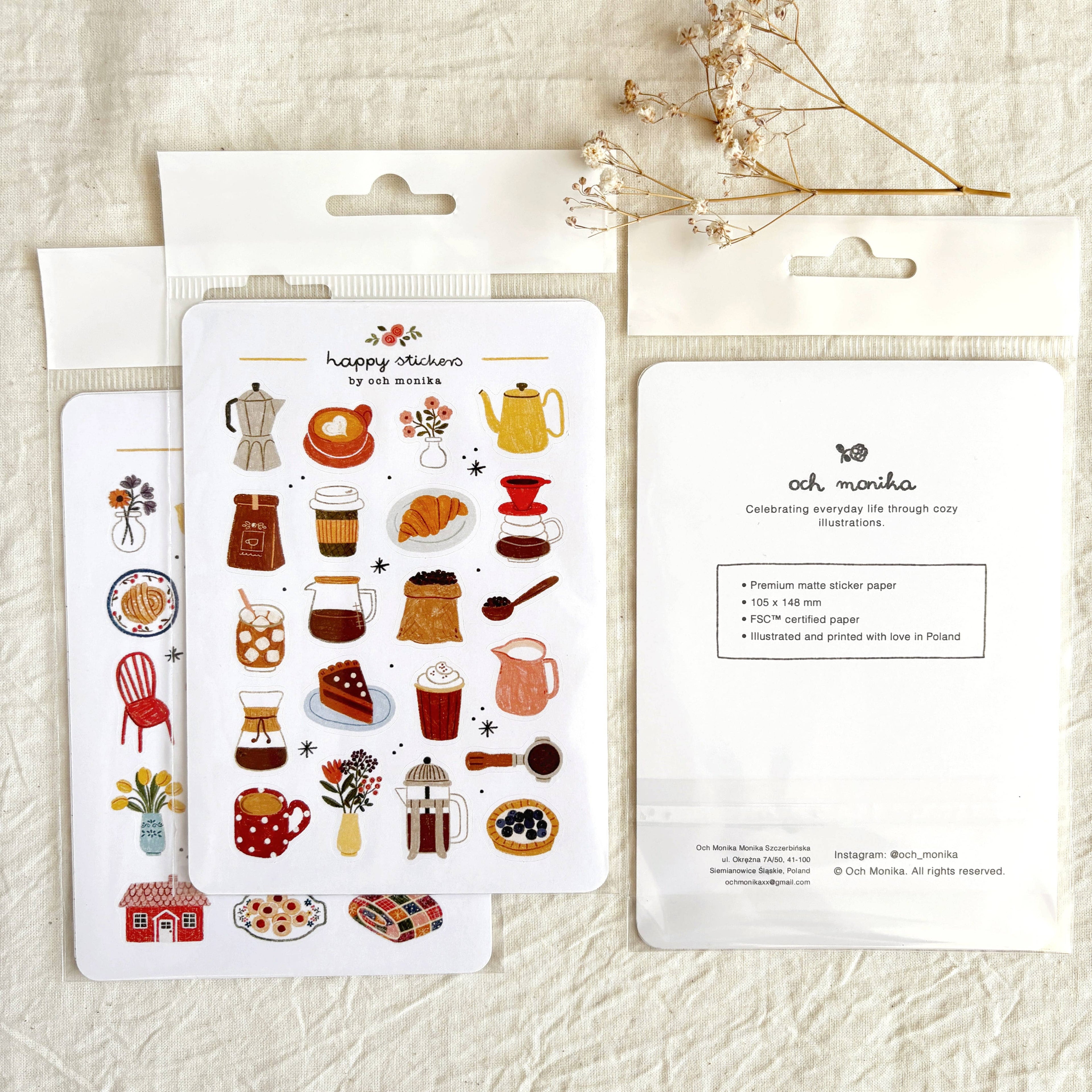 Bookish Corner - Sticker Sheet | Cozy Bookworm Gift