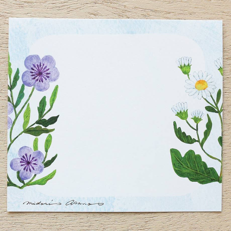 Cozyca Midori Asano Block Memo Pad: Dear Plants