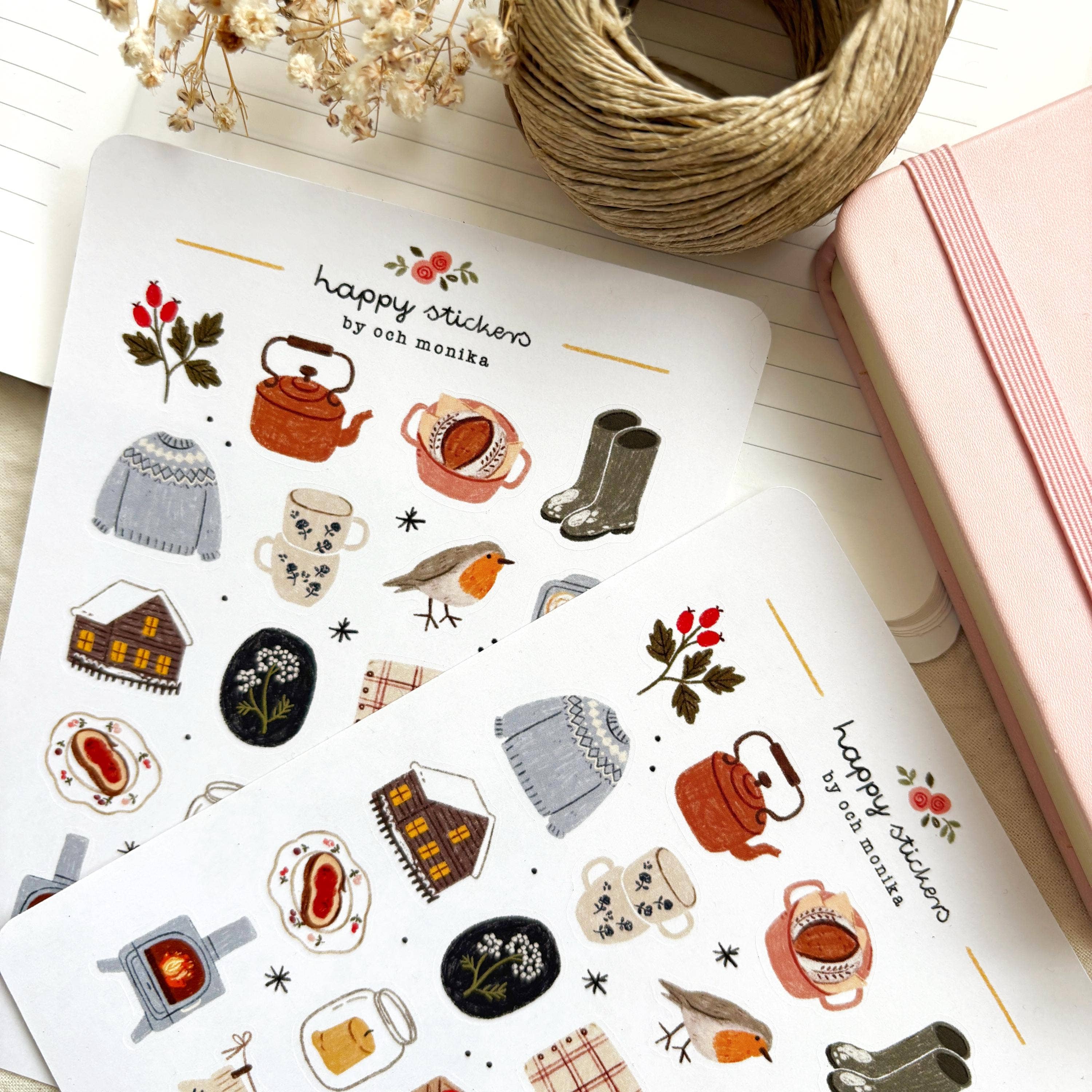 Soft Winter - Sticker Sheet | Aesthetic Winter Gift